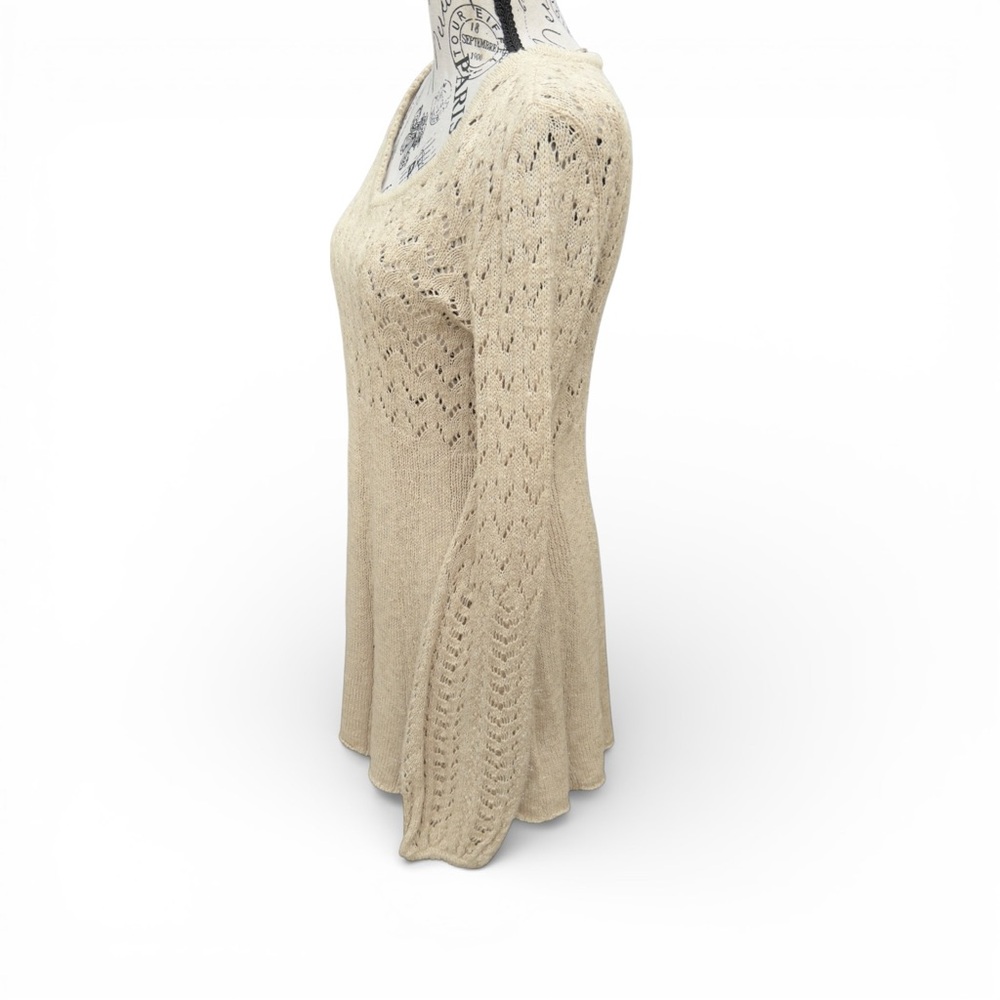 Style & Co NWT Cotton Blend Open Knit XS Lightweight Sweater Dress Cozy Feminine - Picture 7 of 14